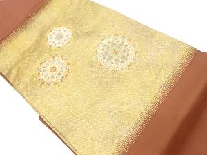 引箔華文模様織出し名古屋帯